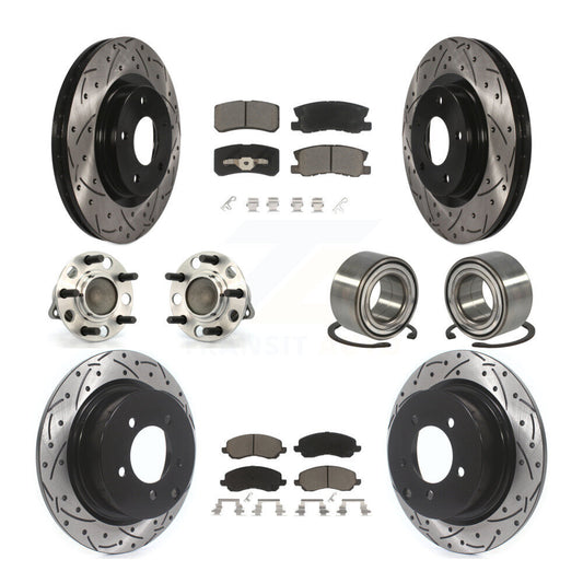 [Avant + Arrière] Kit de Roulement de roue pour Jeep Patriot Compass avec 302mm Diameter Rotor FWD KBB-117507