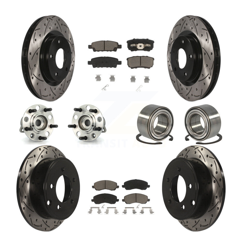 [Avant + Arrière] Kit de Roulement de roue pour Jeep Patriot Compass Dodge Caliber KBB-117508