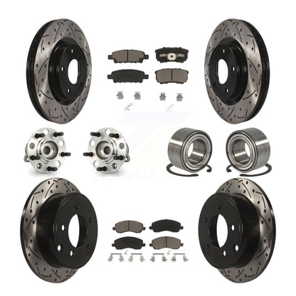 [Avant + Arrière] Kit de Roulement de roue pour Jeep Patriot Compass Dodge Caliber KBB-117508
