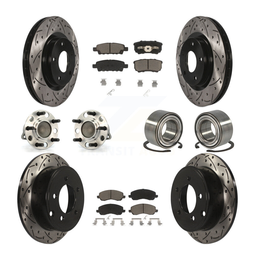 [Avant + Arrière] Kit de Roulement de roue pour Jeep Patriot Compass Dodge Caliber KBB-117509