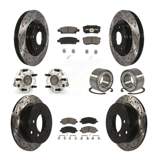 [Avant + Arrière] Kit de Roulement de roue pour Jeep Patriot Compass Dodge Caliber KBB-117509