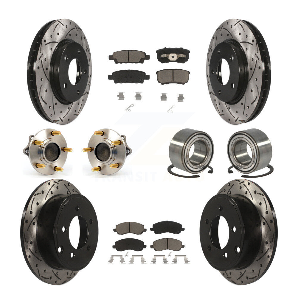 [Avant + Arrière] Kit de Roulement de roue pour Mitsubishi Lancer KBB-117511