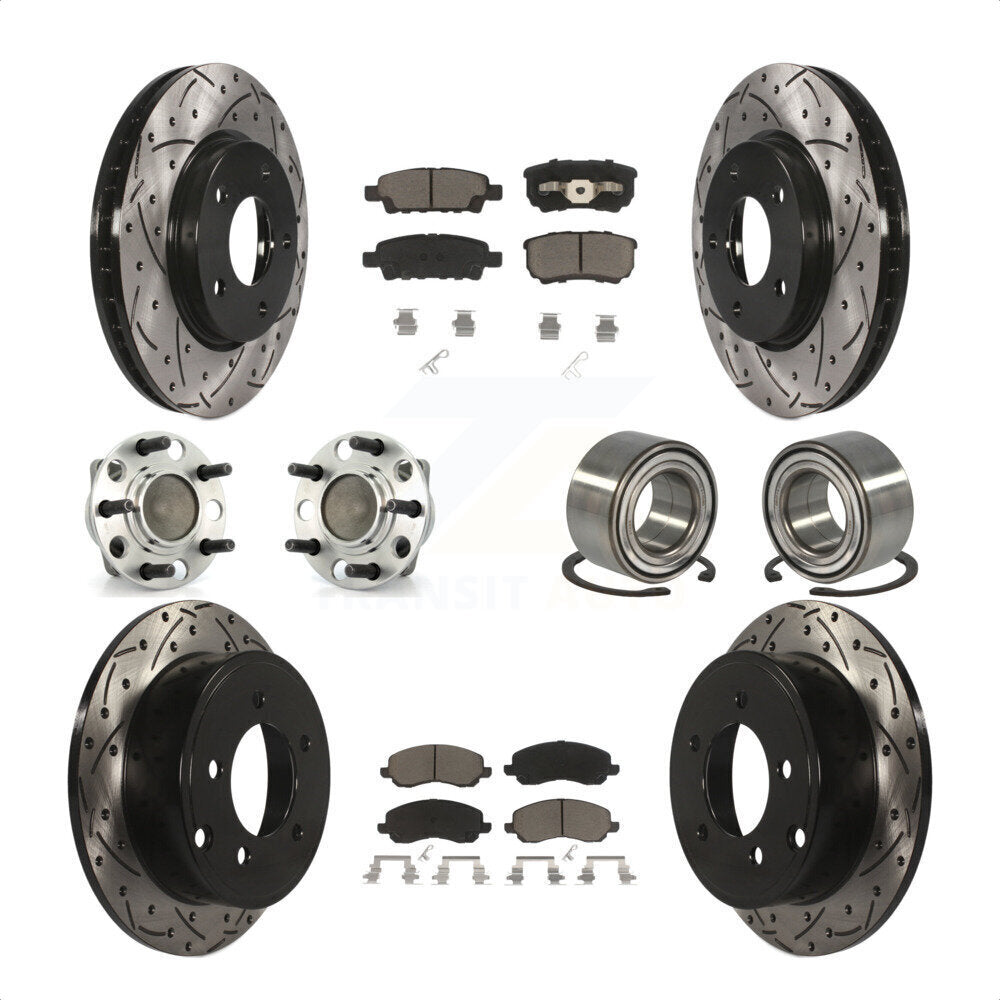 [Avant + Arrière] Kit de Roulement de roue pour Dodge Caliber KBB-117512 par Transit Auto