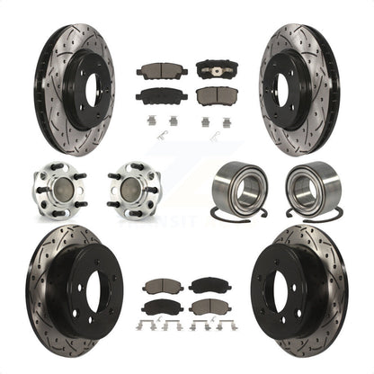 [Avant + Arrière] Kit de Roulement de roue pour Dodge Caliber KBB-117512 par Transit Auto