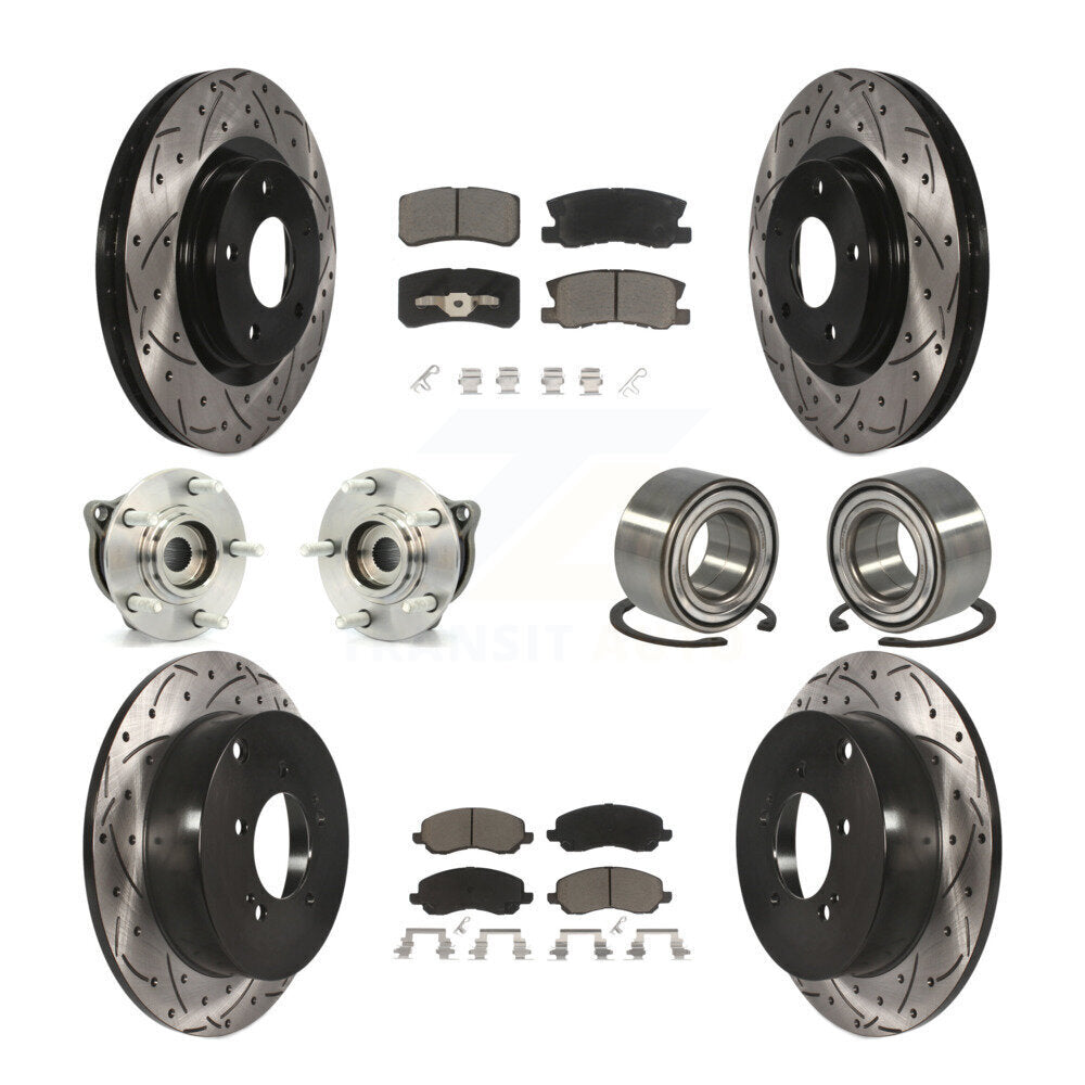 [Avant + Arrière] Kit de Roulement de roue pour Mitsubishi Outlander avec 7 Passenger Seating KBB-117516