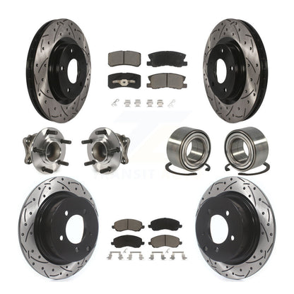 [Avant + Arrière] Kit de Roulement de roue pour Mitsubishi Outlander FWD avec 2.4L KBB-117518