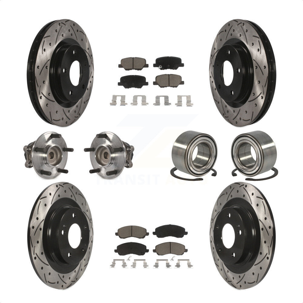 [Avant + Arrière] Kit de Roulement de roue pour Mitsubishi Outlander Sport RVR KBB-117519 par Transit Auto