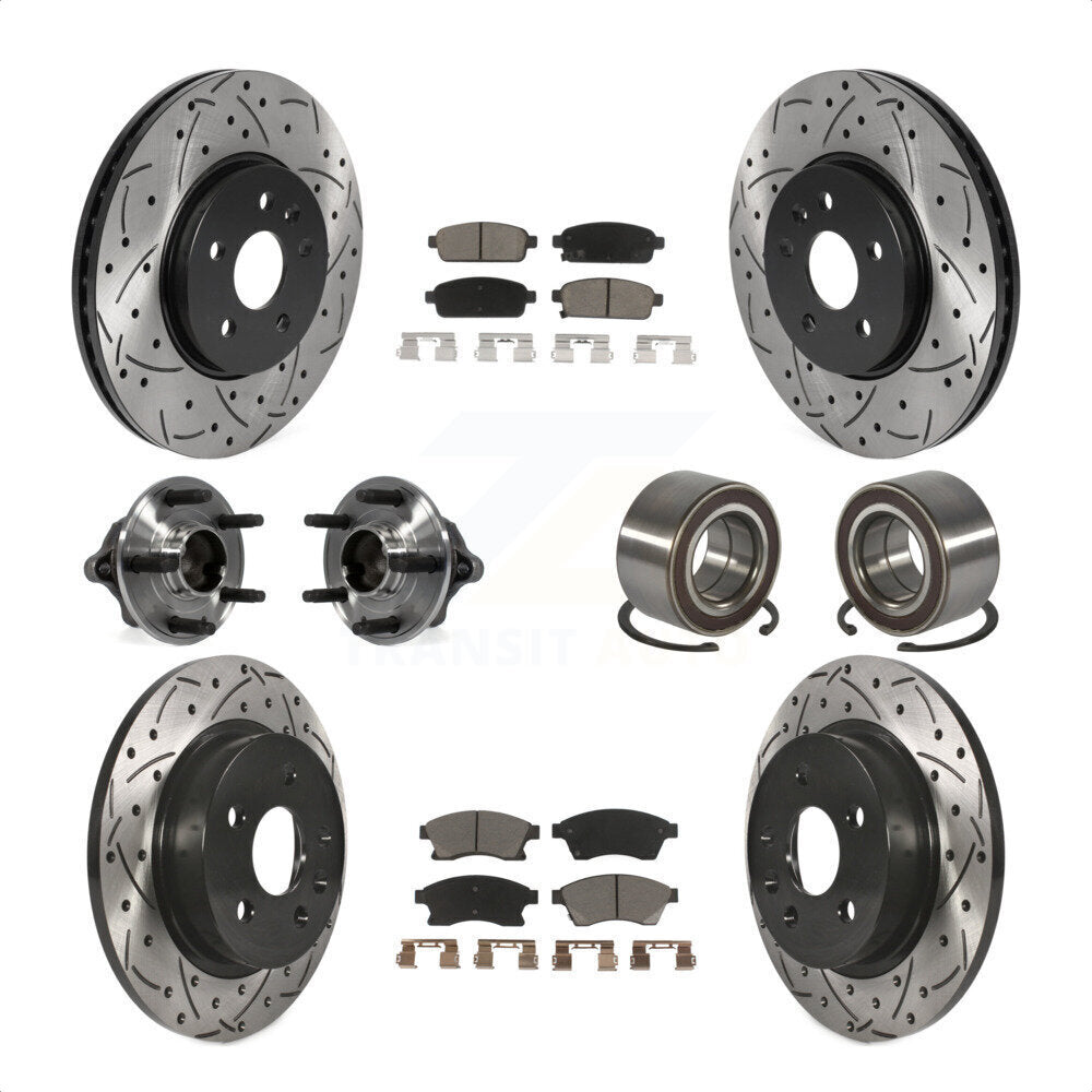 [Avant + Arrière] Kit de Roulement de roue pour Chevrolet Sonic Buick Encore Trax KBB-117529 par Transit Auto