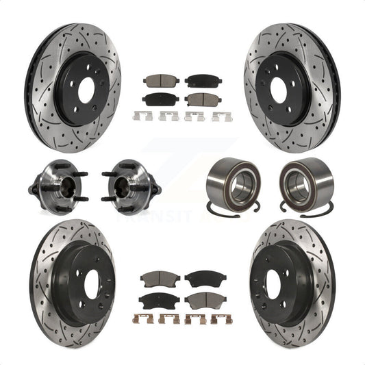 [Avant + Arrière] Kit de Roulement de roue pour Chevrolet Sonic Buick Encore Trax KBB-117529 par Transit Auto