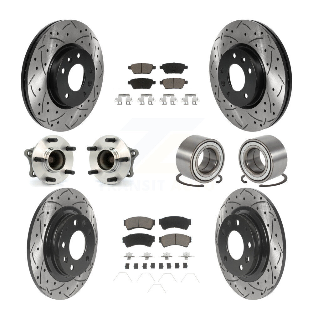 [Avant + Arrière] Kit de Roulement de roue pour 2009-2013 Mazda 6 3.7L KBB-117531