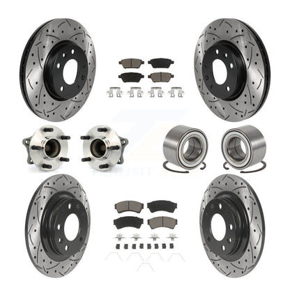 [Avant + Arrière] Kit de Roulement de roue pour 2009-2013 Mazda 6 3.7L KBB-117531