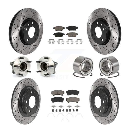 [Avant + Arrière] Kit de Roulement de roue pour 2009-2013 Mazda 6 3.7L KBB-117531
