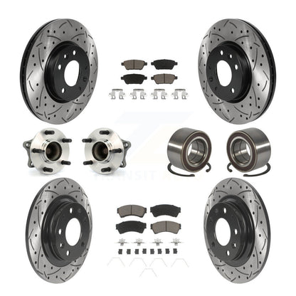 [Avant + Arrière] Kit de Roulement de roue pour 2009-2013 Mazda 6 2.5L KBB-117532