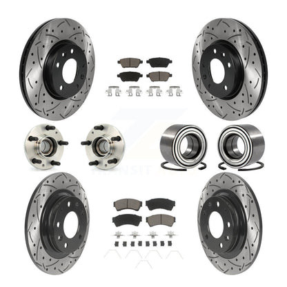 [Avant + Arrière] Kit de Roulement de roue pour Ford Fusion Lincoln MKZ Mercury Milan Mazda 6 Zephyr KBB-117533