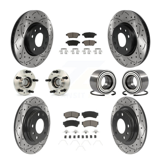 [Avant + Arrière] Kit de Roulement de roue pour Ford Fusion Lincoln MKZ Mercury Milan Mazda 6 Zephyr KBB-117533