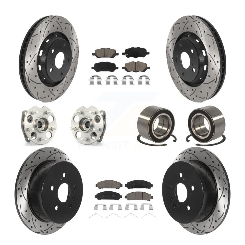 [Avant + Arrière] Kit de Roulement de roue pour 2009-2016 Toyota Venza AWD KBB-117535