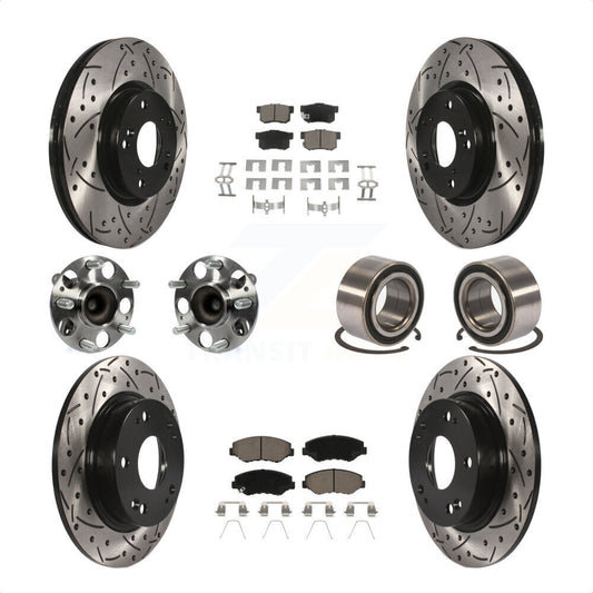 [Avant + Arrière] Kit de Roulement de roue pour Honda Civic KBB-117542 par Transit Auto
