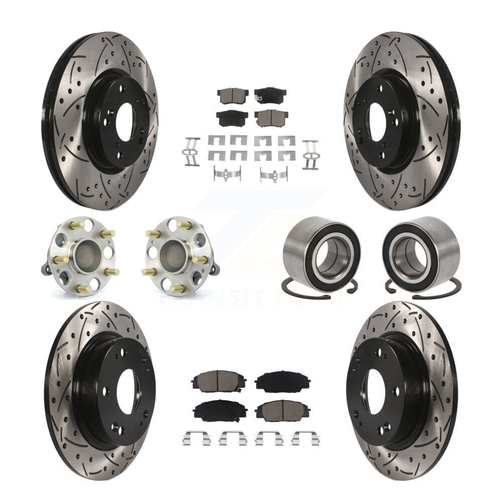 [Avant + Arrière] Kit de Roulement de roue pour Honda Civic Acura CSX KBB-117543