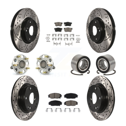 [Avant + Arrière] Kit de Roulement de roue pour Honda Civic Acura CSX KBB-117543