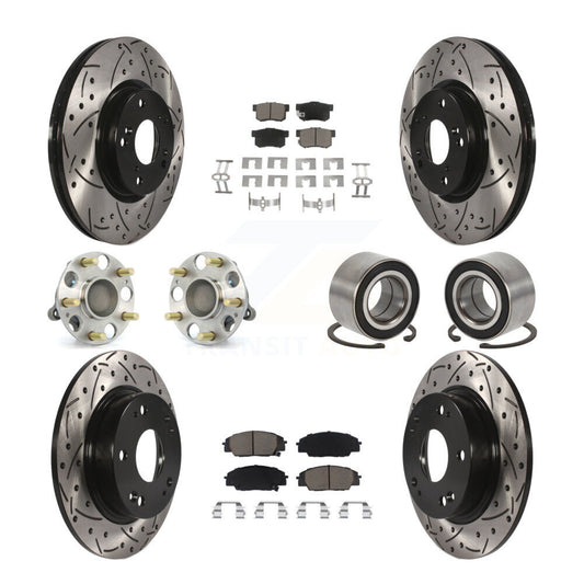 [Avant + Arrière] Kit de Roulement de roue pour Honda Civic Acura CSX KBB-117543
