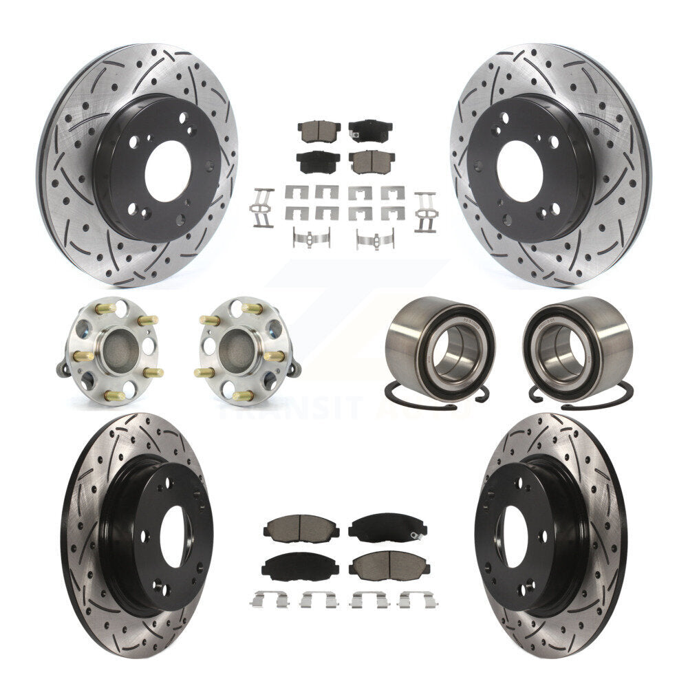 [Avant + Arrière] Kit de Roulement de roue pour Honda Civic KBB-117544