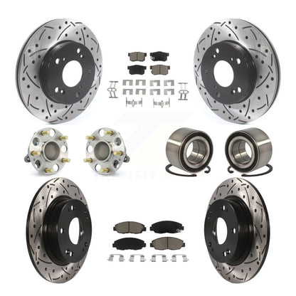 [Avant + Arrière] Kit de Roulement de roue pour Honda Civic KBB-117544