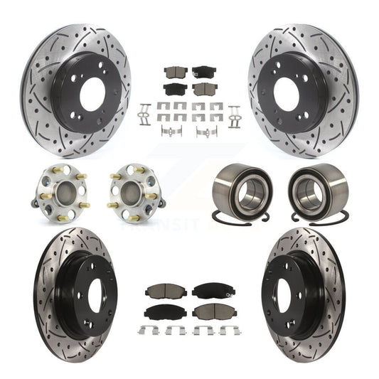 [Avant + Arrière] Kit de Roulement de roue pour Honda Civic KBB-117544