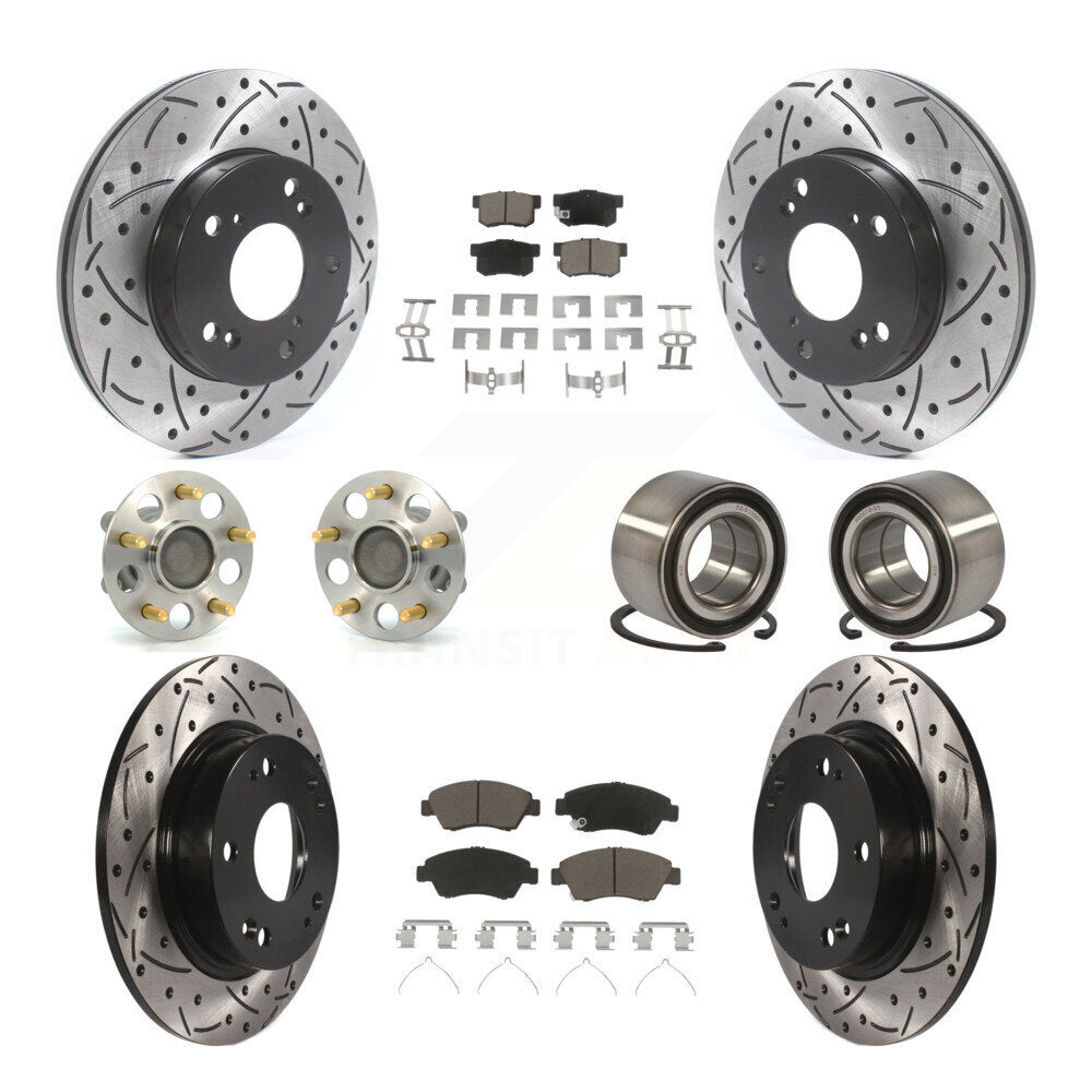 [Avant + Arrière] Kit de Roulement de roue pour Honda Civic KBB-117546