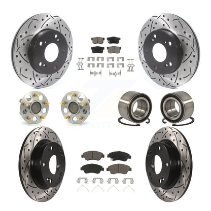 [Avant + Arrière] Kit de Roulement de roue pour Honda Civic KBB-117546