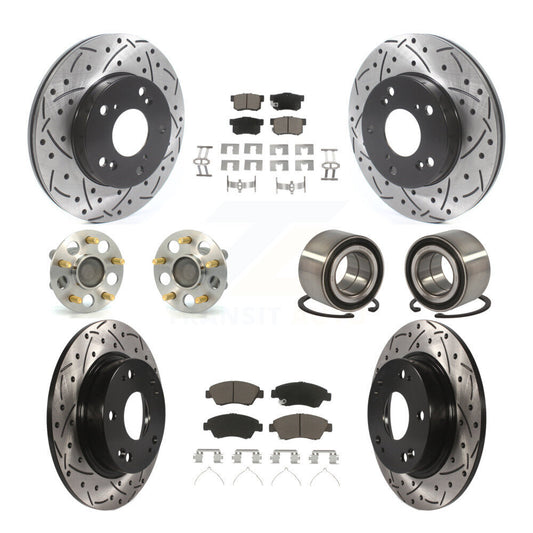 [Avant + Arrière] Kit de Roulement de roue pour Honda Civic KBB-117546