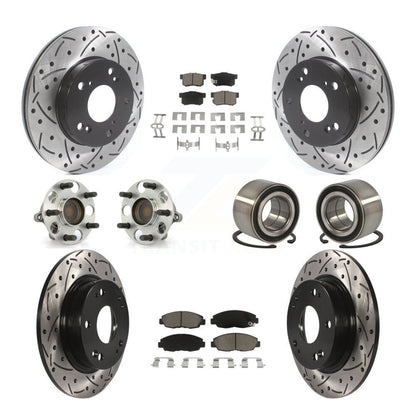 [Avant + Arrière] Kit de Roulement de roue pour Honda Civic KBB-117547