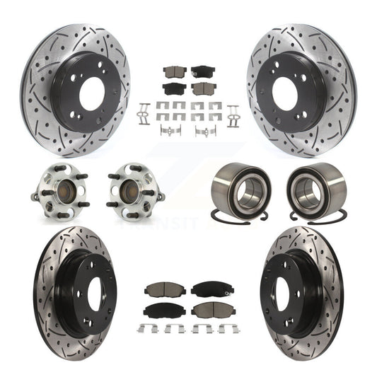 [Avant + Arrière] Kit de Roulement de roue pour Honda Civic KBB-117547