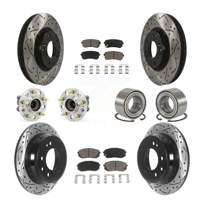 [Avant + Arrière] Kit de Roulement de roue pour Kia Sportage Hyundai Tucson FWD KBB-117548