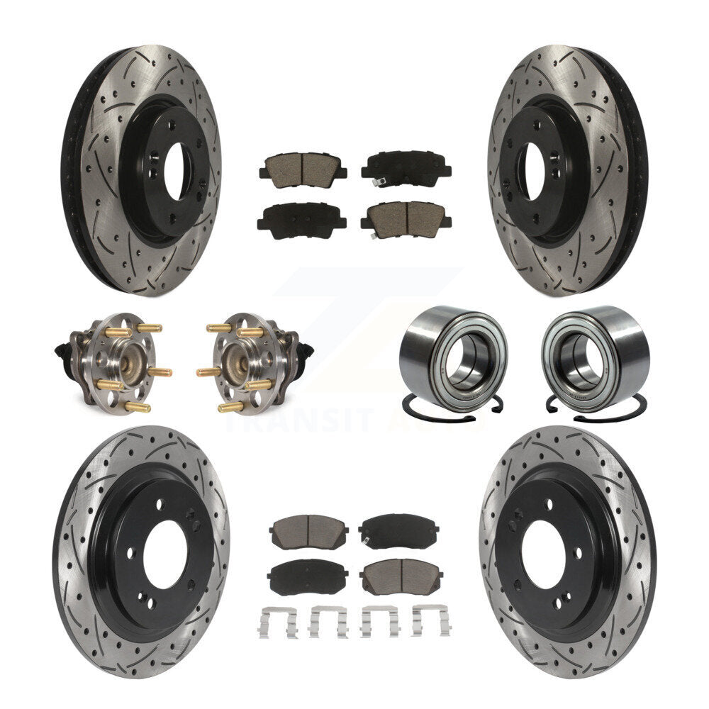 [Avant + Arrière] Kit de Roulement de roue pour 2016 Kia Soul EV From Chassis VIN #160921 KBB-117555