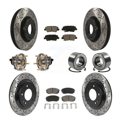 [Avant + Arrière] Kit de Roulement de roue pour 2016 Kia Soul EV From Chassis VIN #160921 KBB-117555