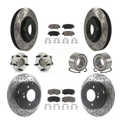 [Avant + Arrière] Kit de Roulement de roue pour Hyundai Sonata 3.3L KBB-117556