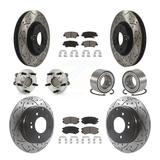 [Avant + Arrière] Kit de Roulement de roue pour Hyundai Sonata 3.3L KBB-117556
