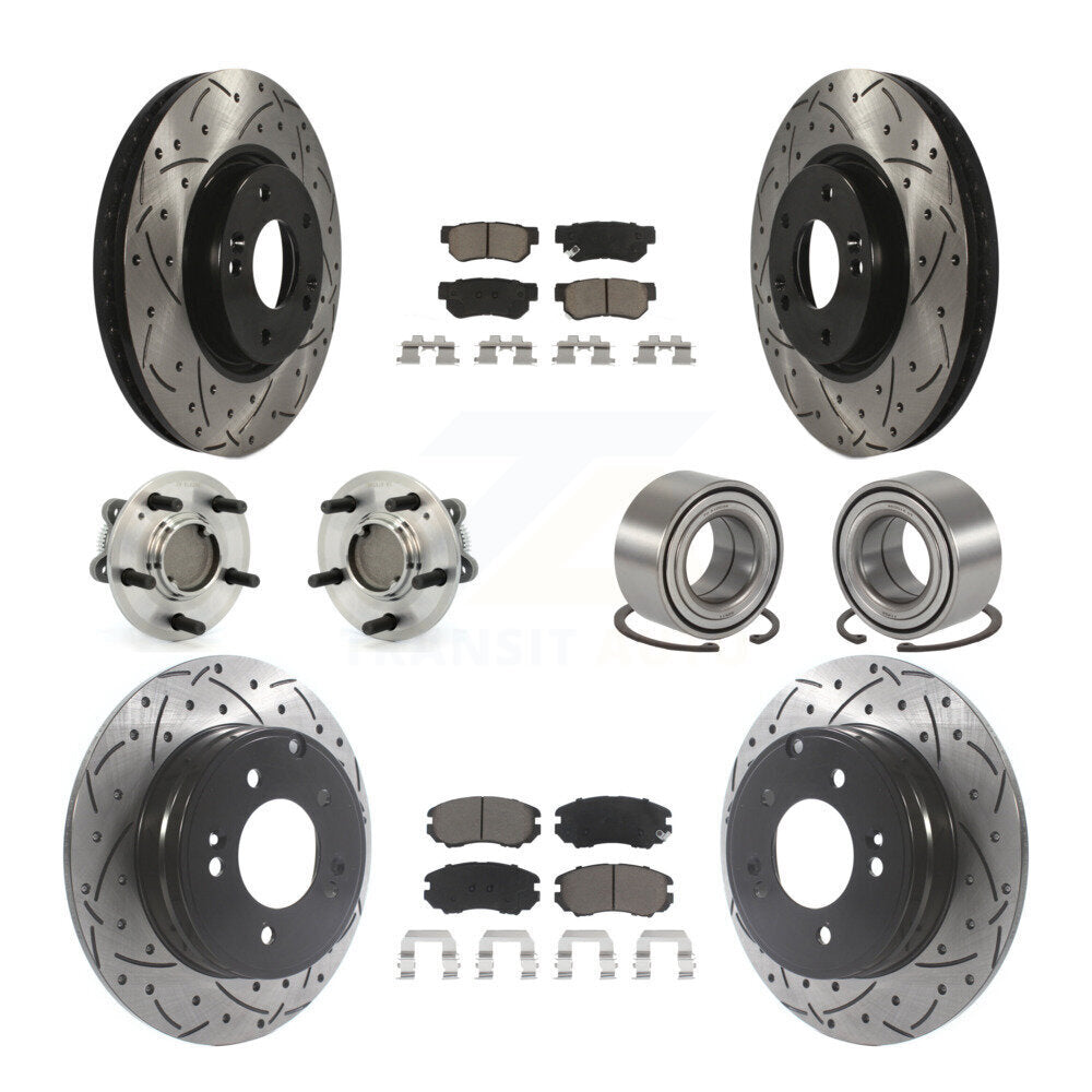 [Avant + Arrière] Kit de Roulement de roue pour Hyundai Sonata 3.3L KBB-117557