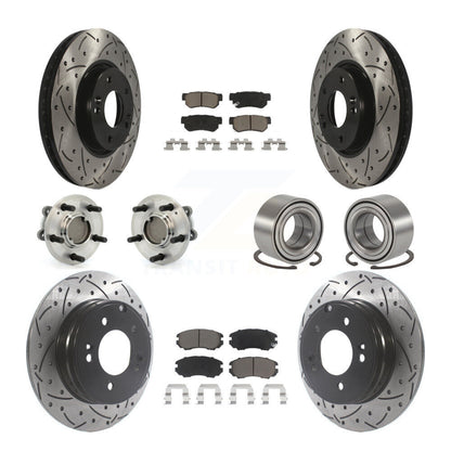 [Avant + Arrière] Kit de Roulement de roue pour Hyundai Sonata 3.3L KBB-117557