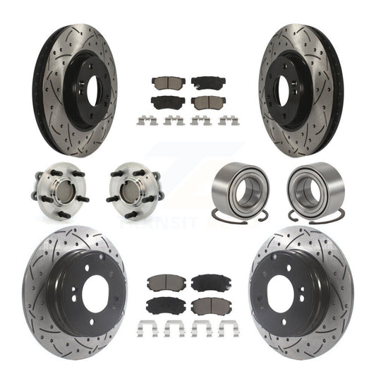 [Avant + Arrière] Kit de Roulement de roue pour Hyundai Sonata 3.3L KBB-117557