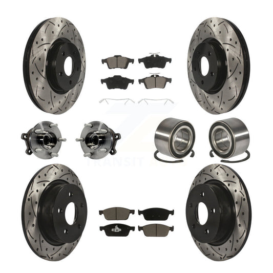 [Avant + Arrière] Kit de Roulement de roue pour 2013-2016 Ford Escape AWD avec 2.0L 1.6L KBB-117560