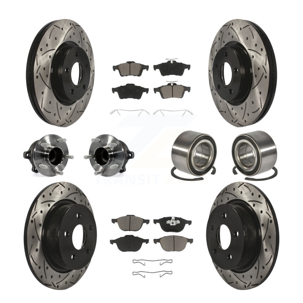 [Avant + Arrière] Kit de Roulement de roue pour Ford Escape C-Max sans Parking Assist KBB-117562