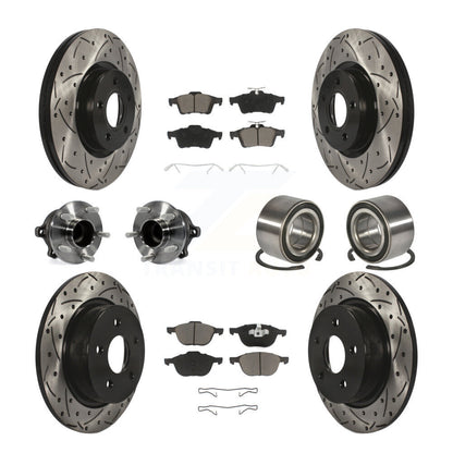 [Avant + Arrière] Kit de Roulement de roue pour Ford Escape C-Max sans Parking Assist KBB-117562