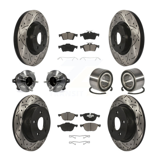 [Avant + Arrière] Kit de Roulement de roue pour Ford Escape C-Max sans Parking Assist KBB-117562