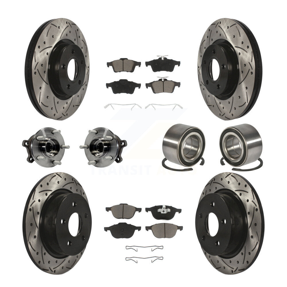 [Avant + Arrière] Kit de Roulement de roue pour 2015-2016 Ford Escape AWD avec 2.5L KBB-117563
