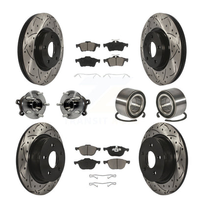 [Avant + Arrière] Kit de Roulement de roue pour 2015-2016 Ford Escape AWD avec 2.5L KBB-117563