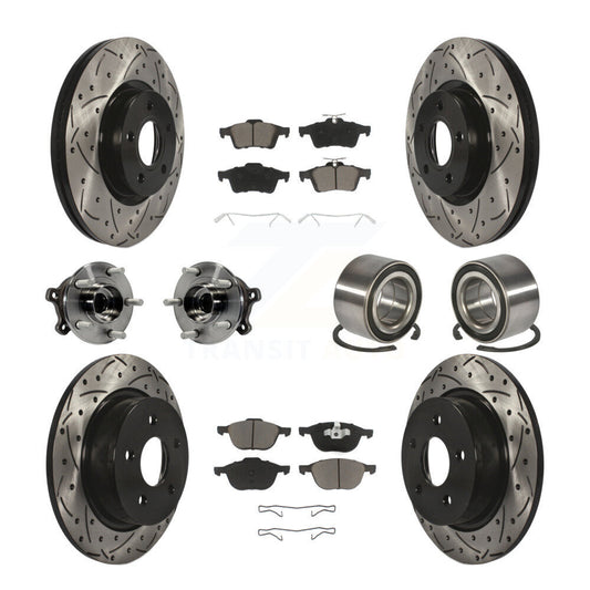 [Avant + Arrière] Kit de Roulement de roue pour 2015-2016 Ford Escape AWD avec 2.5L KBB-117563