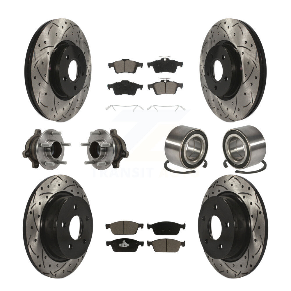 [Avant + Arrière] Kit de Roulement de roue pour Ford Connect KBB-117564