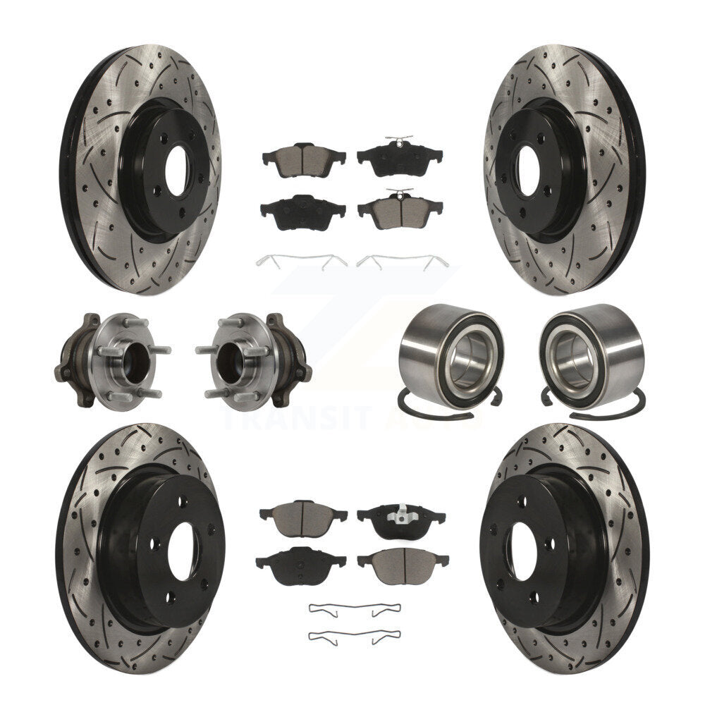 [Avant + Arrière] Kit de Roulement de roue pour 2014 Ford Connect 104.8" wheel base KBB-117565