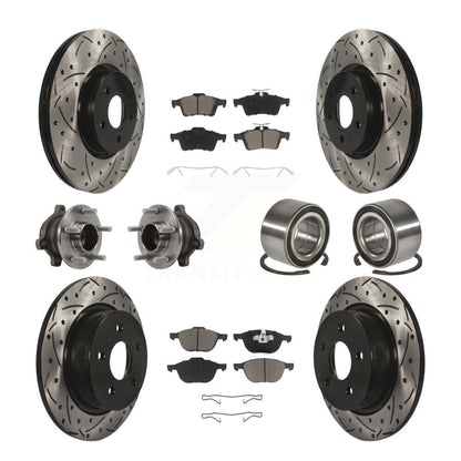 [Avant + Arrière] Kit de Roulement de roue pour 2014 Ford Connect 104.8" wheel base KBB-117565